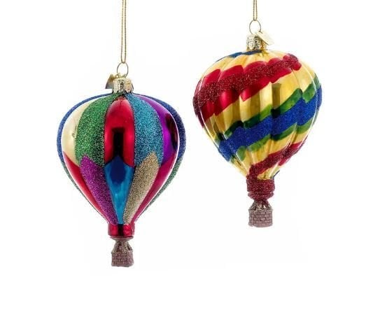 3.5'' GLASS NOBLE GEMS HOT AIR BALLO