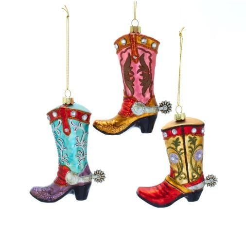 4.5-5''NOBLE GEMS GLASS COWBOY BOOT