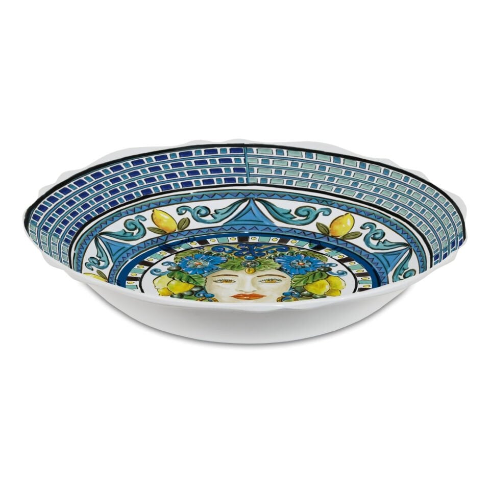 BACI MILANO SICILY SALATA KASESİ 35,5 CM MAVİ