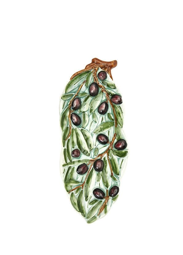 V.B.C La Ceramica Siyah Beyaz Zeytin Dokulu Kaşıklık