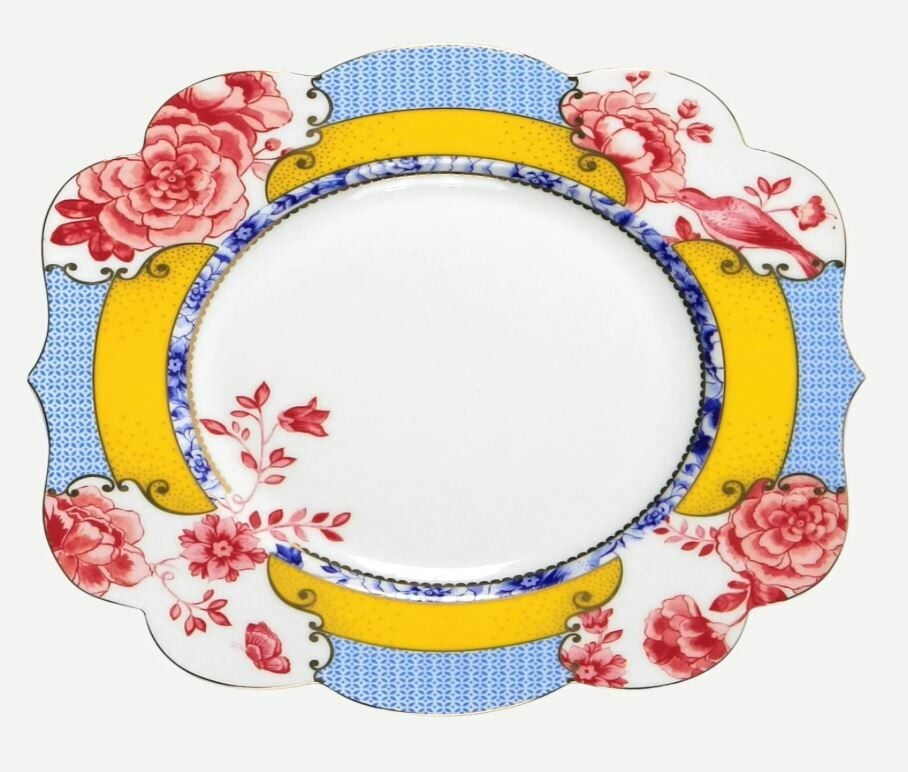 Mavi Porselen Kahvaltı Tabağı 23,5 Cm Royal Collection by Pip Studio