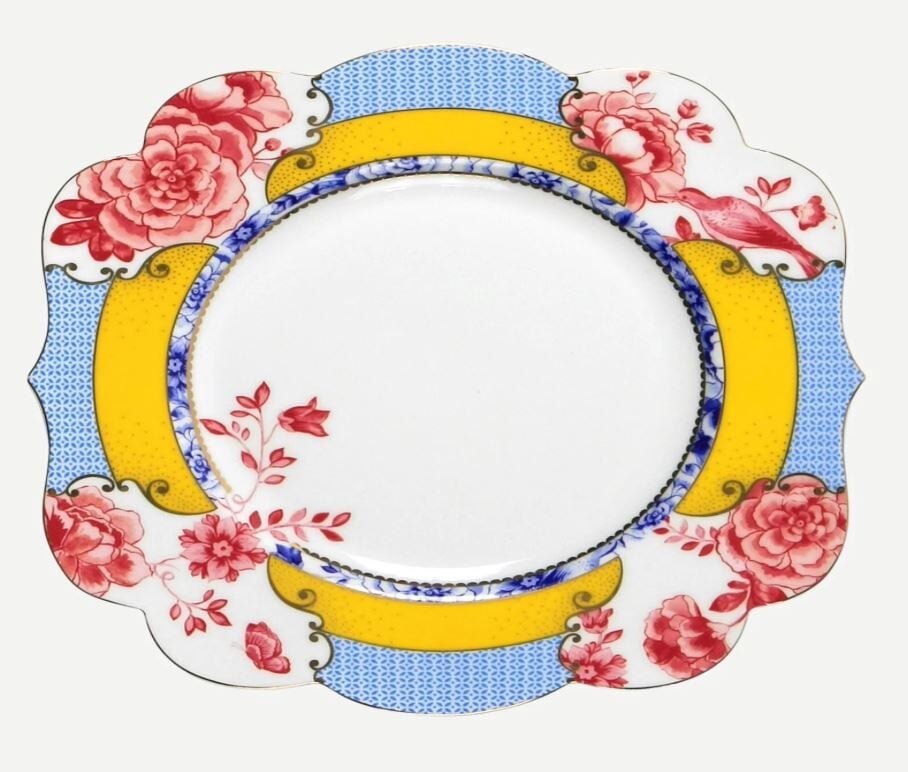 Mavi Porselen Kahvaltı Tabağı 23,5 Cm Royal Collection by Pip Studio