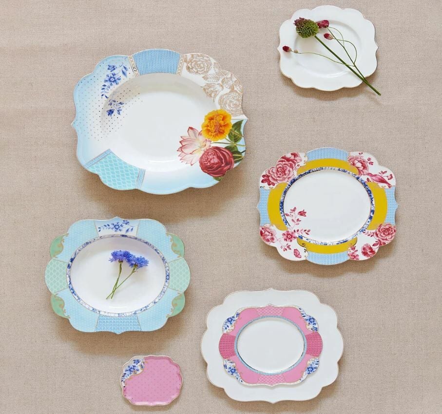 Mavi Porselen Kahvaltı Tabağı 23,5 Cm Royal Collection by Pip Studio