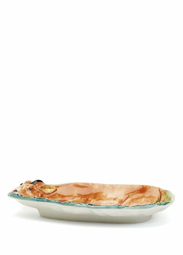 V.B.C La Ceramica Kahverengi İnek Formlu Kaşıklık