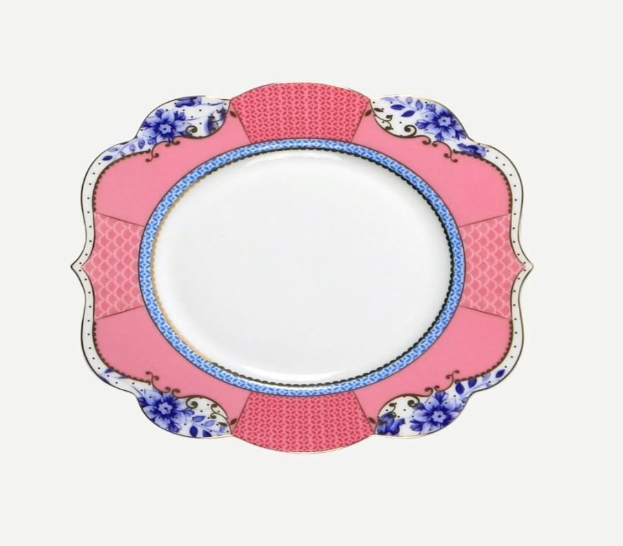 Pembe Porselen Pasta Tabağı 17 Cm Royal Collection by Pip Studio