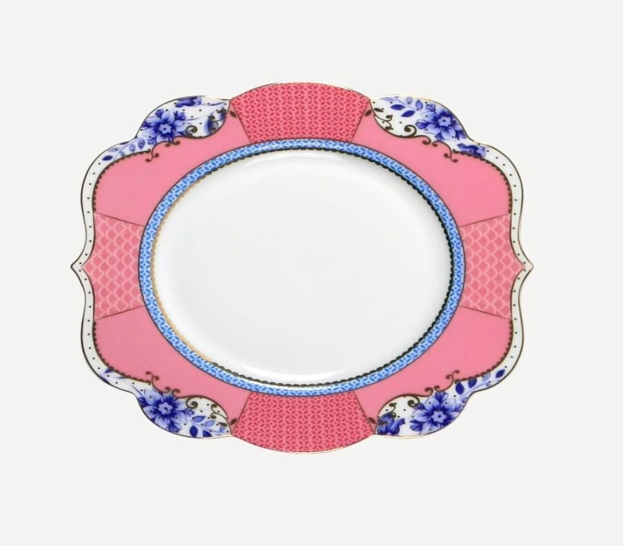 Pembe Porselen Pasta Tabağı 17 Cm Royal Collection by Pip Studio