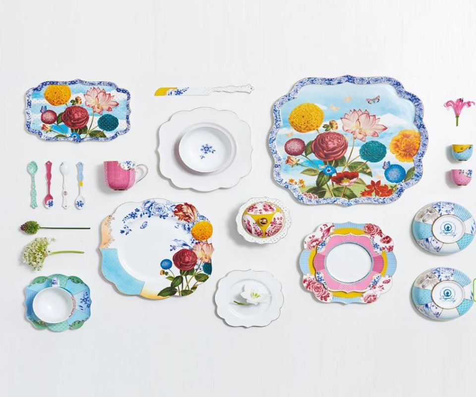 Pembe Porselen Pasta Tabağı 17 Cm Royal Collection by Pip Studio