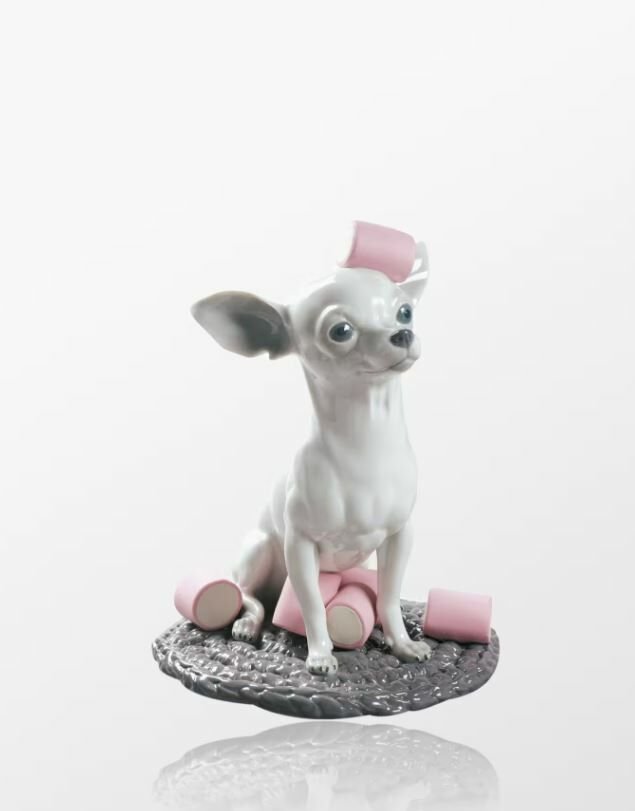 MARSHMALLOWLU CHİHUAHUA KÖPEK FİGÜR