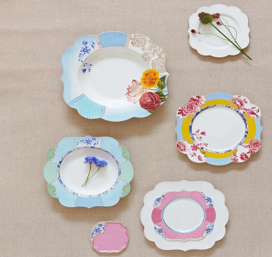 Mavi Porselen Çukur Tabak 23,5 Cm Royal Collection by Pip Studio