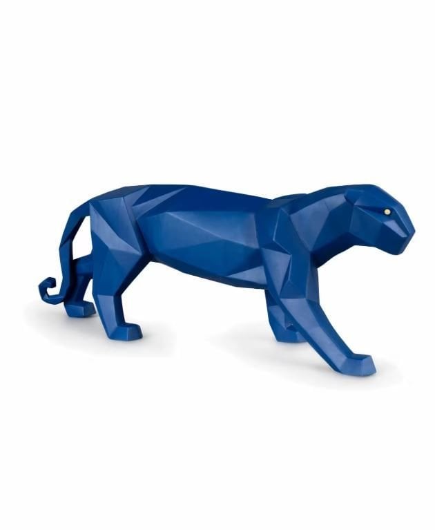 PANTER HEYKELİ MAVİ MAT