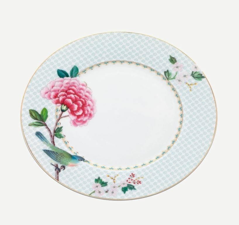 Beyaz Porselen Kahvaltı Tabağı 21 Cm Blushing Birds Collection by Pip Studio