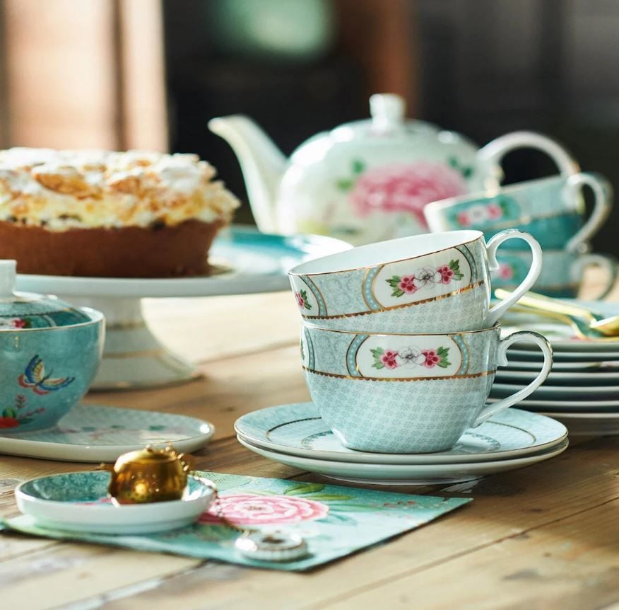 Beyaz Porselen Kahvaltı Tabağı 21 Cm Blushing Birds Collection by Pip Studio