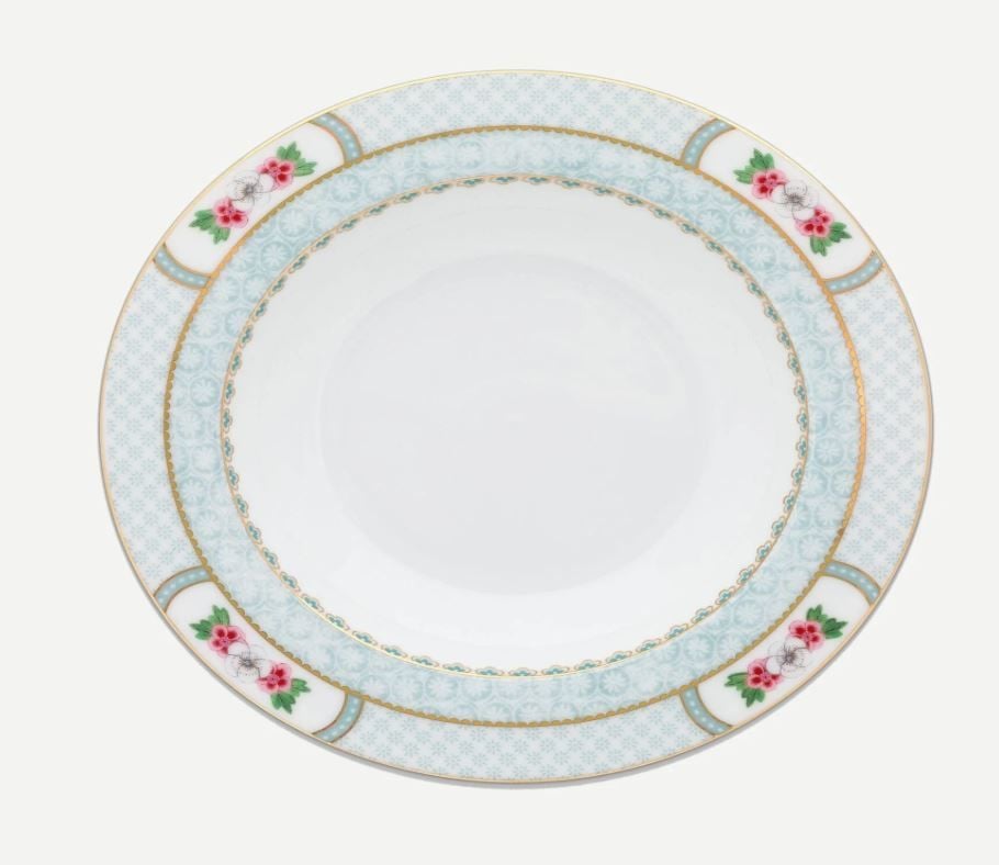 Beyaz Porselen Çukur Tabak 21,5 Cm Blushing Birds Collection by Pip Studio