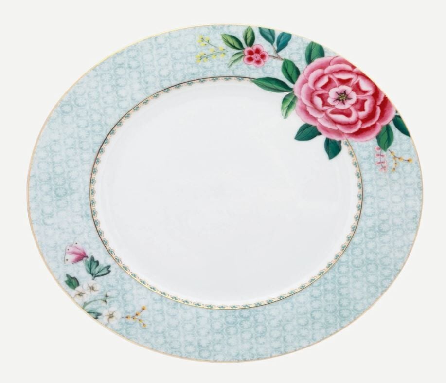 Beyaz Porselen Yemek Tabağı 26,5 Cm Blushing Birds Collection by Pip Studio