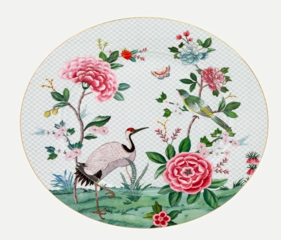 Beyaz Porselen Supla 32 Cm Blushing Birds Collection by Pip Studio