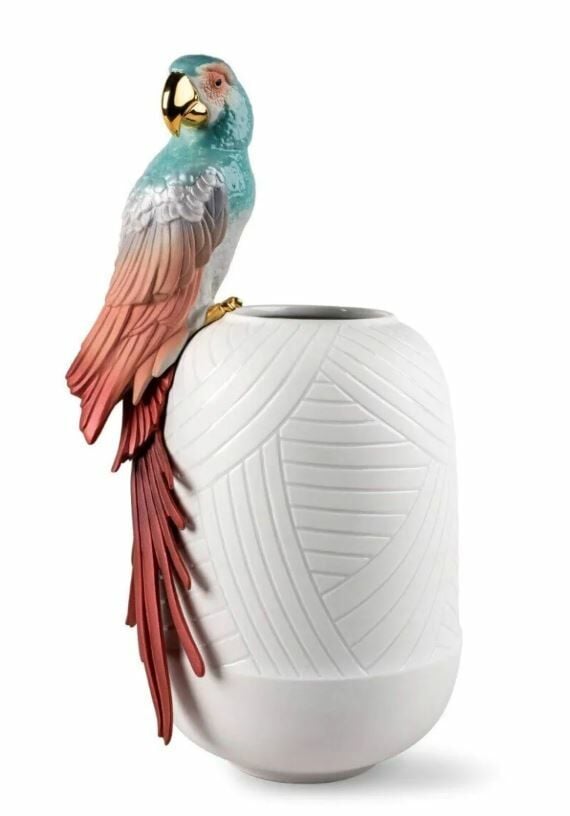 MAKAV KUŞU VAZOSU (KIRMIZI)