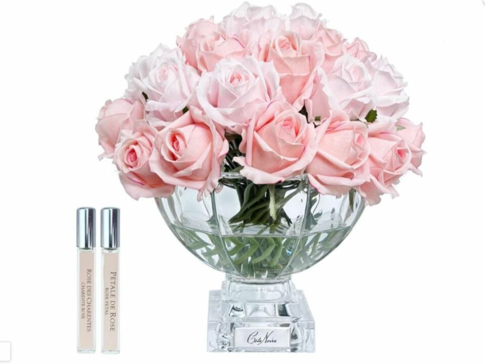 COTE NOIRE LUXURY CENTERPIECE 37 GÜLLÜ KOKU PEMBE BEYAZ