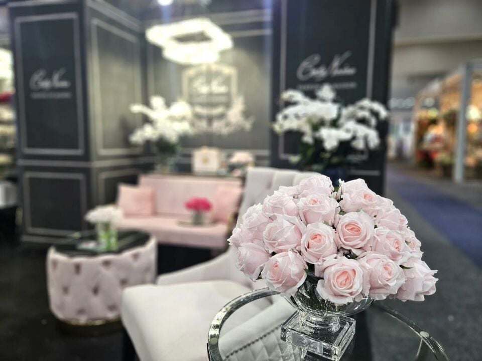 COTENOIRE LUXURY CENTERPIECE 37 GÜLLÜ KOKU PEMBE