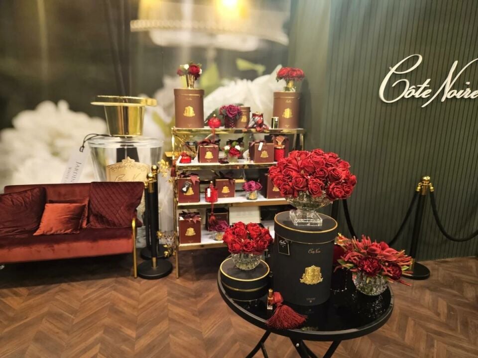 COTENOIRE LUXURY CENTERPIECE 37 GÜLLÜ KOKU BORDO