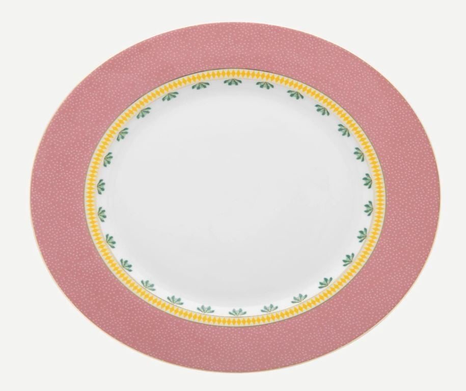 Pembe Porselen Yemek Tabağı 26,5 Cm La Majorelle Collection by Pip Studio