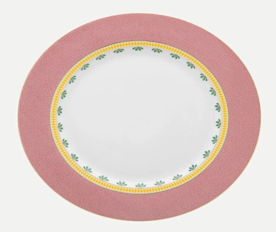 Pembe Porselen Yemek Tabağı 26,5 Cm La Majorelle Collection by Pip Studio