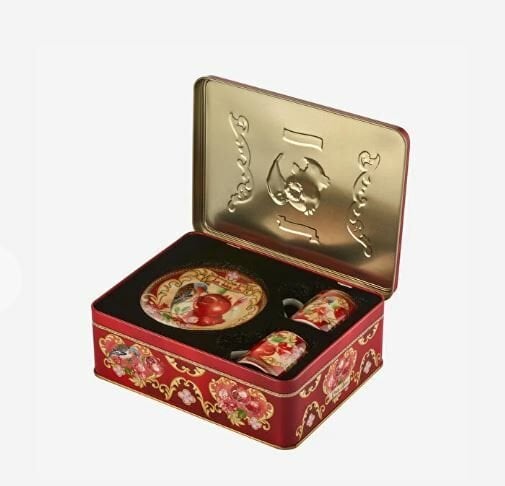 Kırmızı Porselen Kahve Fincan Seti 120 Ml Capri Collection