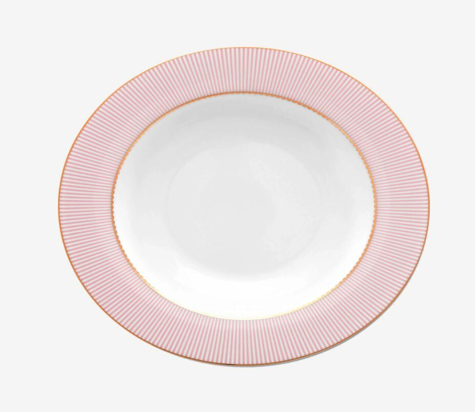 Pembe Porselen Çukur Tabak 21,5 Cm La Majorelle Collection by Pip Studio