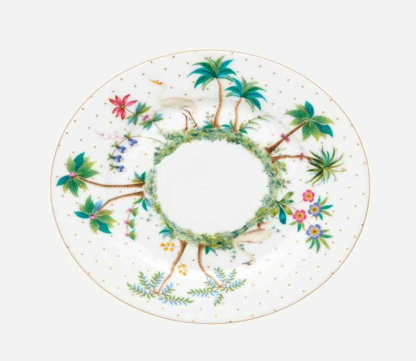 Beyaz Porselen Pasta Tabağı 17 Cm Jolie Collection by Pip Studio