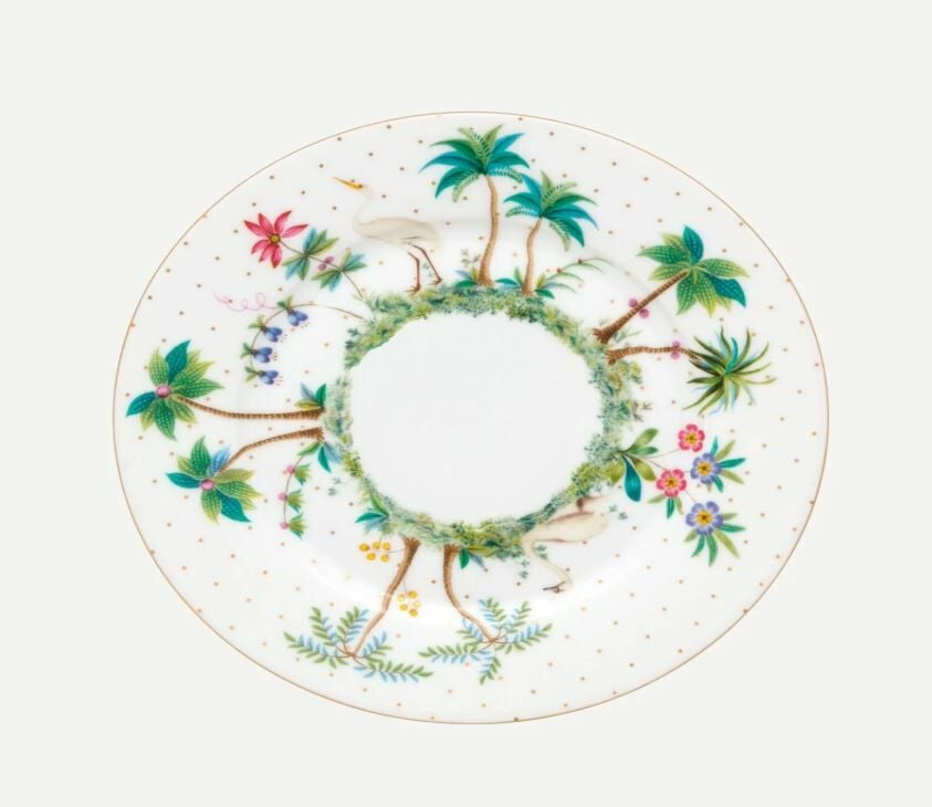 Beyaz Porselen Pasta Tabağı 17 Cm Jolie Collection by Pip Studio