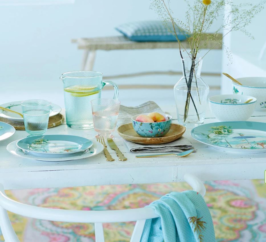 Mavi Porselen Kahvaltı Tabağı 21 Cm Jolie Collection by Pip Studio