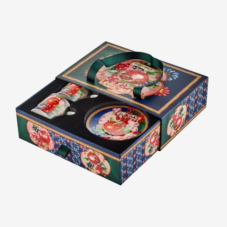 LA VITA E'BELLA 2'Lİ TÜRK KAHVESİ FİNCANI SETİ