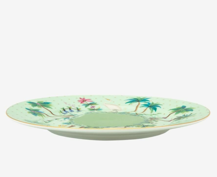 Yeşil Porselen Pasta Tabağı 17 Cm Jolie Collection by Pip Studio