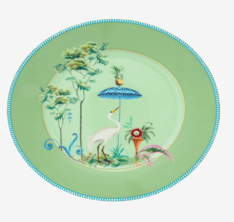 Yeşil Porselen Kahvaltı Tabağı 21 Cm Jolie Collection by Pip Studio