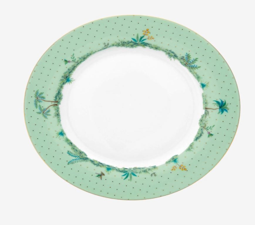 Yeşil Porselen Yemek Tabağı 26,5 Cm Jolie Collection by Pip Studio