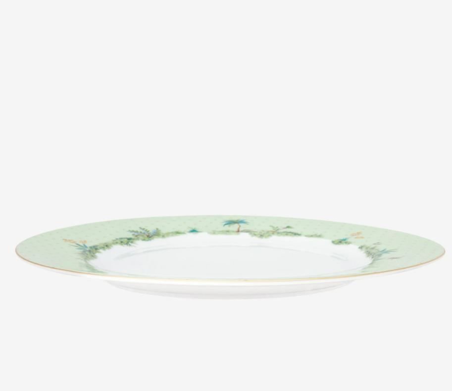 Yeşil Porselen Yemek Tabağı 26,5 Cm Jolie Collection by Pip Studio