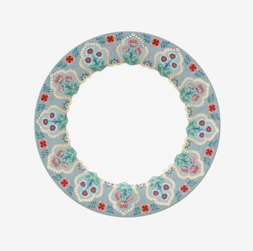 Mavi Porselen Kahvaltı Tabağı 21 Cm Flower Festival Collection by Pip Studio