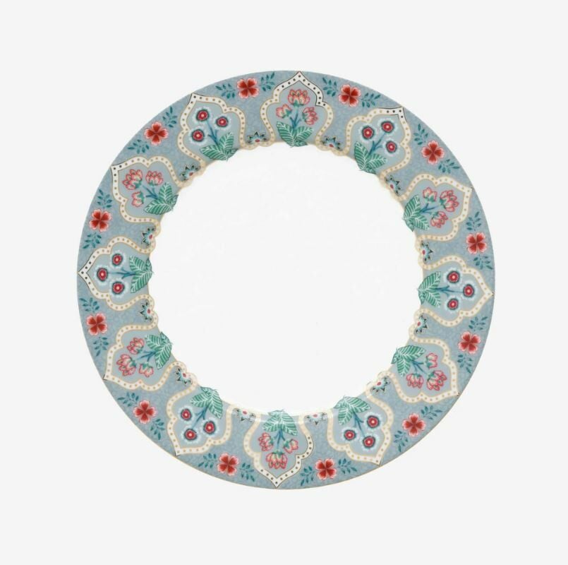 Mavi Porselen Kahvaltı Tabağı 21 Cm Flower Festival Collection by Pip Studio