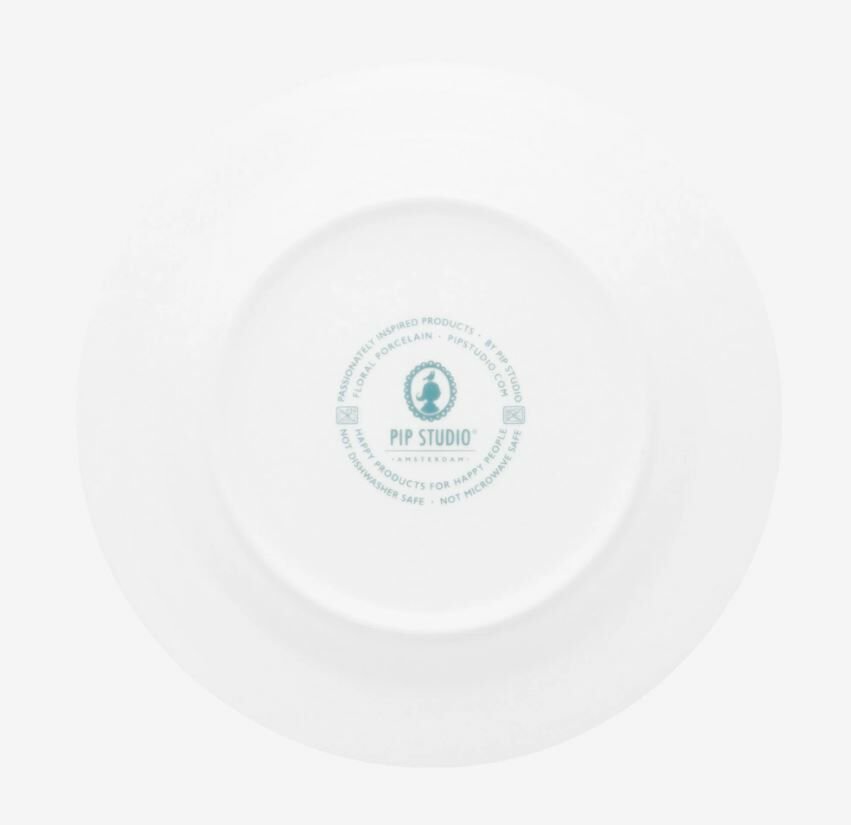 Mavi Porselen Kahvaltı Tabağı 21 Cm Flower Festival Collection by Pip Studio