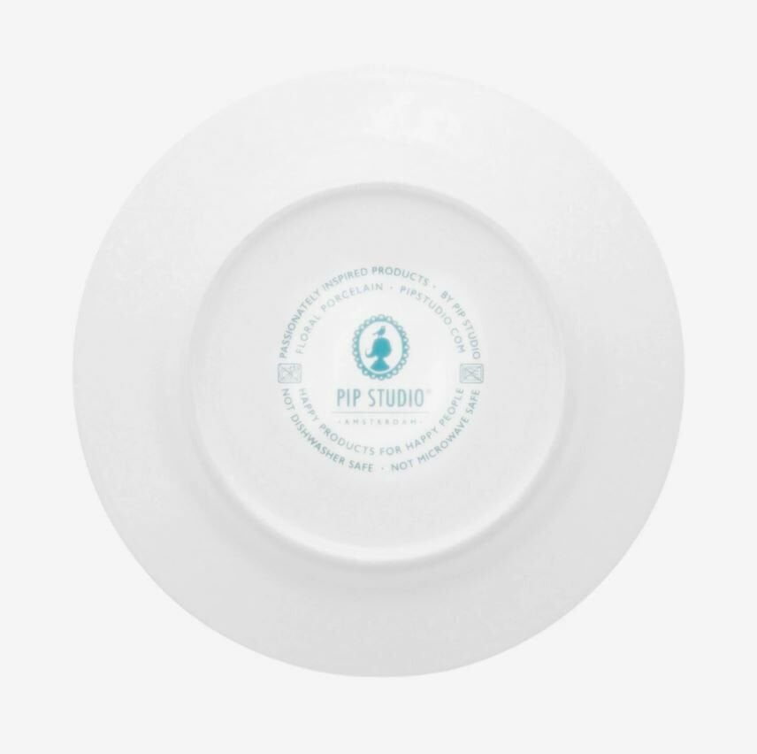 Mavi Porselen Yemek Tabağı 26,5 Cm Flower Festival Collection by Pip Studio