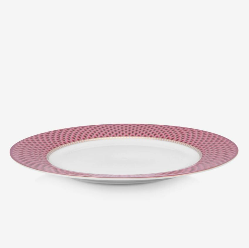 Kırmızı Porselen Yemek Tabağı 26,5 Cm Flower Festival Collection by Pip Studio