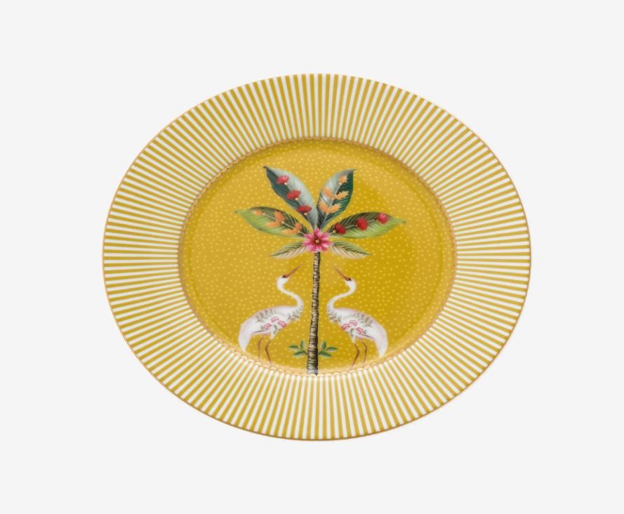 Sarı Porselen Pasta Tabağı 17 Cm La Majorelle Collection by Pip Studio