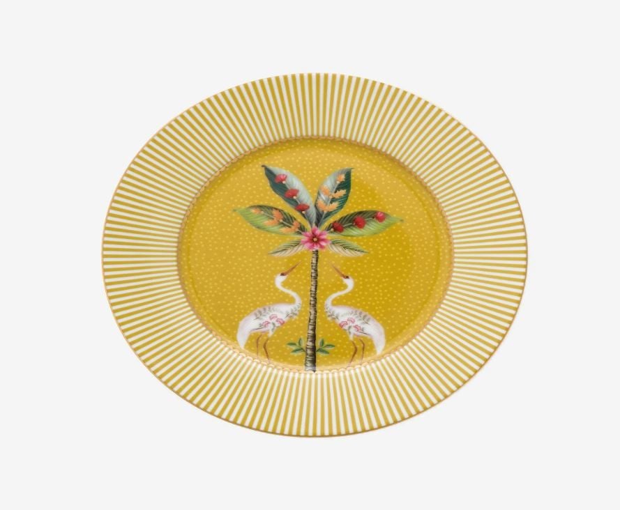 Sarı Porselen Pasta Tabağı 17 Cm La Majorelle Collection by Pip Studio