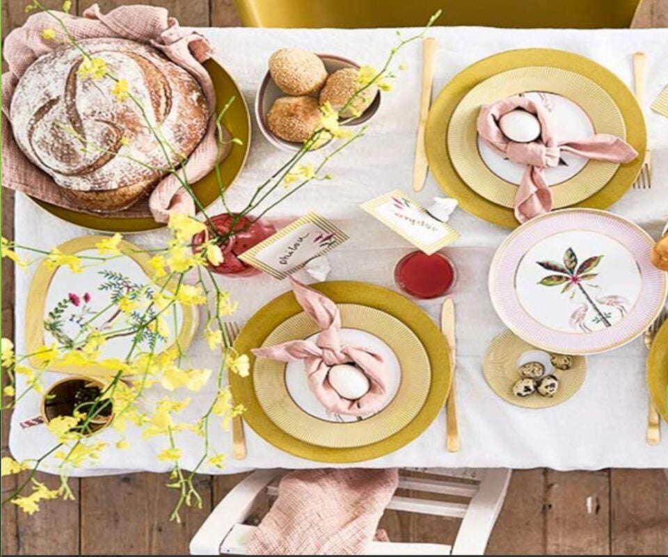 Sarı Porselen Pasta Tabağı 17 Cm La Majorelle Collection by Pip Studio