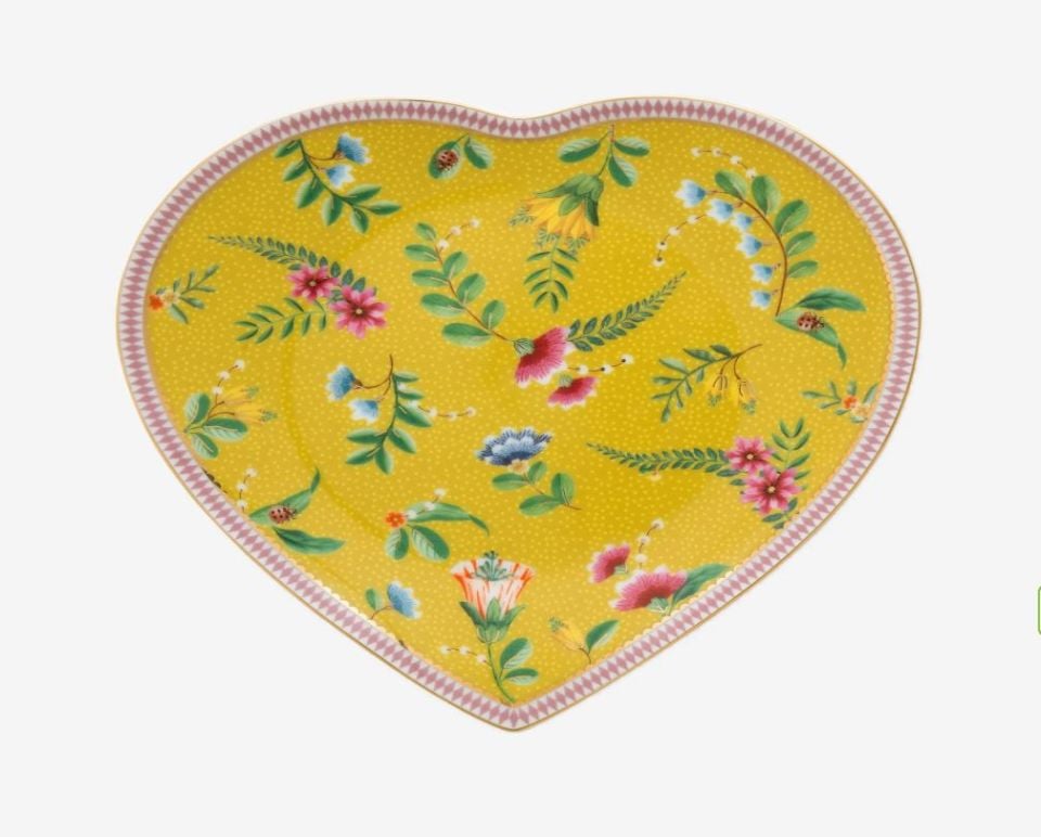 Sarı Porselen Tabak Seti 21,5 Cm La Majorelle Collection by Pip Studio