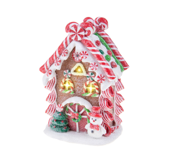 RESIN GINGERBREAD HOUSE LIGHTS