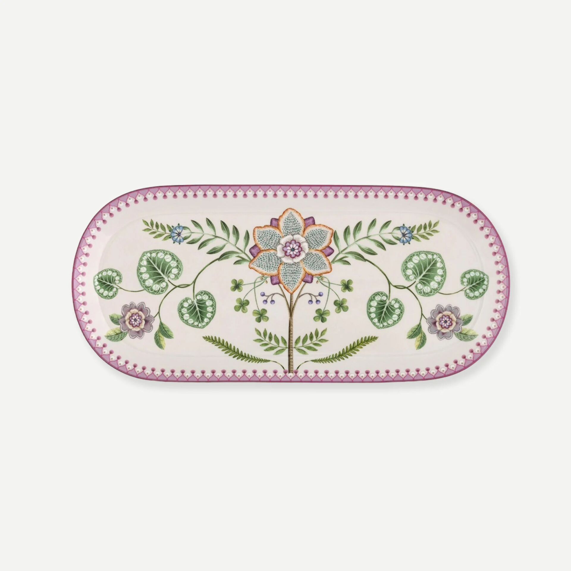 Lily & Lotus Oval Kek Servis Tabağı 33 cm