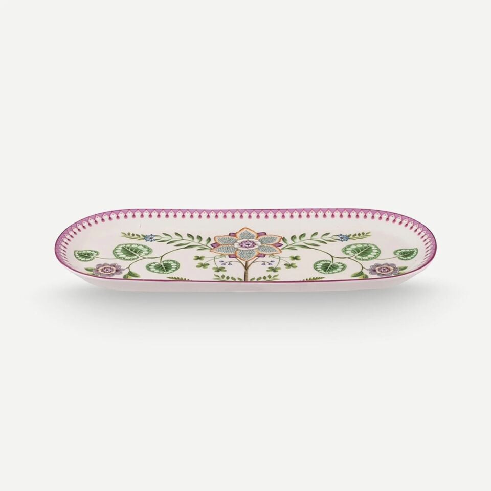 Lily & Lotus Oval Kek Servis Tabağı 33 cm