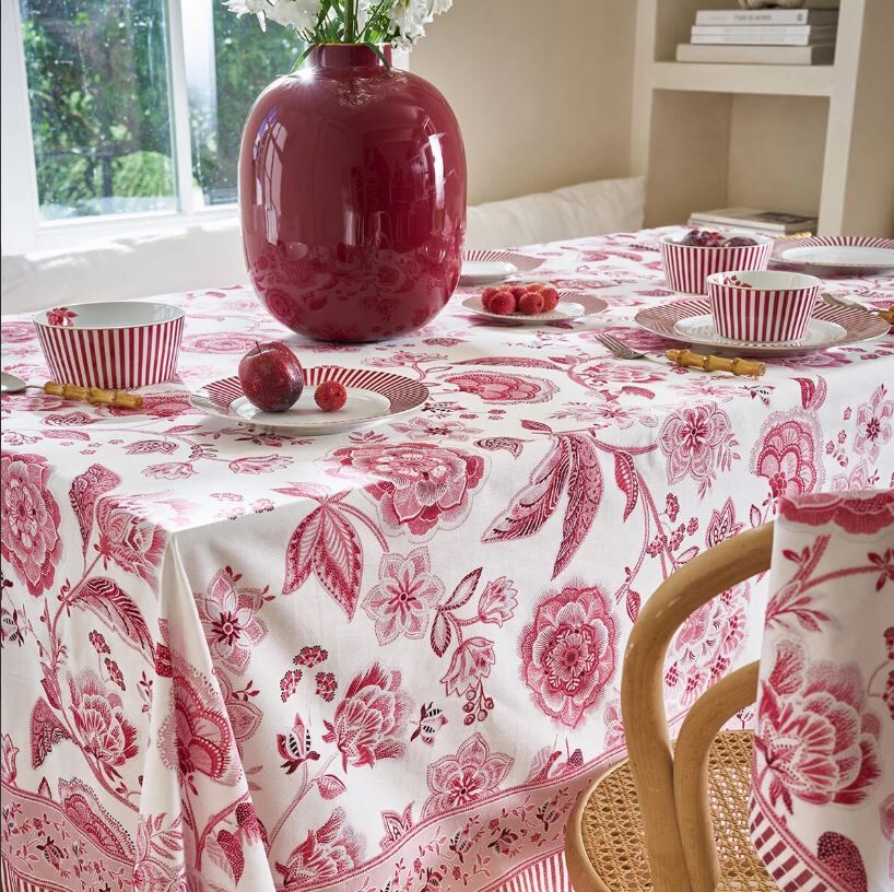 Pembe Porselen Yemek Tabağı 26,5 Cm Royal Stripes Collection by Pip Studio