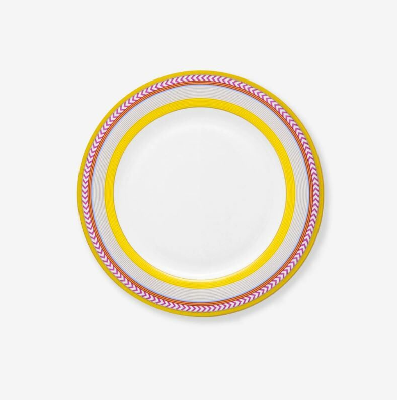 Sarı Porselen Yemek Tabağı 28 Cm Chique Collection by Pip Studio