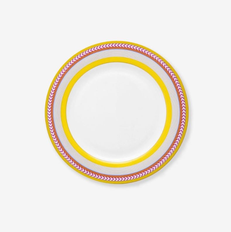 Sarı Porselen Yemek Tabağı 28 Cm Chique Collection by Pip Studio